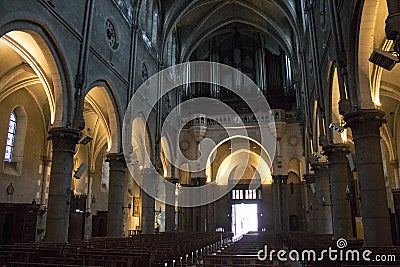 Church of Saint-Martin, Pau, France Stock Photo