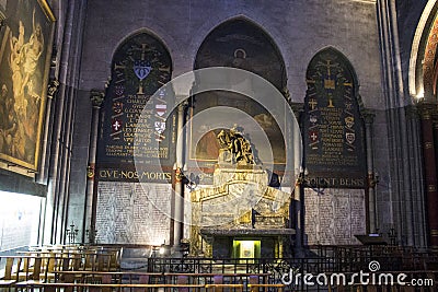 Church of Saint-Martin, Pau, France Stock Photo