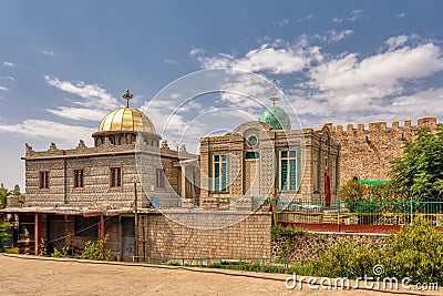 Chapel of the Ark of the Covenant - Axum, Ethiopia Stock Photo