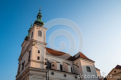 Church of Saint Michael in Brno called Kostel Svateho Michala Stock Photo