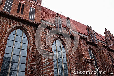 Church of Saints Apostles Jakub and Filip in Torun, Poland Editorial Stock Photo