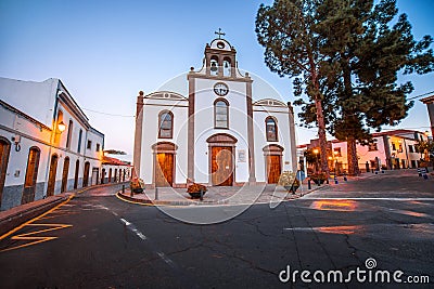 Church in San Bartolome de Tirajana Stock Photo