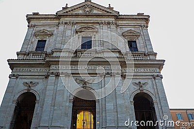 Church of San Gregorio Magno al Celio in Rome, Italy Stock Photo