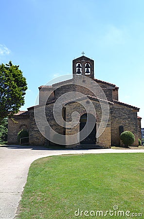 Church of San Julian de los Prados Stock Photo