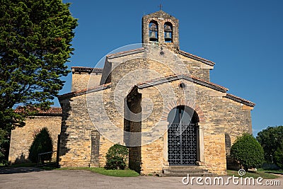 Church of San Julian de los Prados, Oviedo, Spain Stock Photo