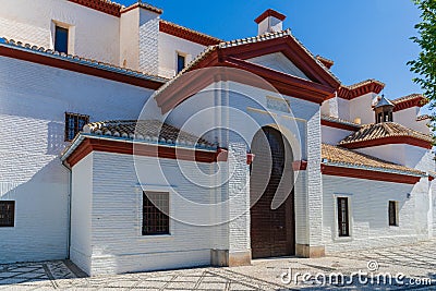 Church of San Nicolas in the Albaicin neighborhood, in Granada Stock Photo