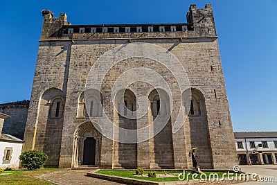 Church San Nicolas de Portomarin Stock Photo