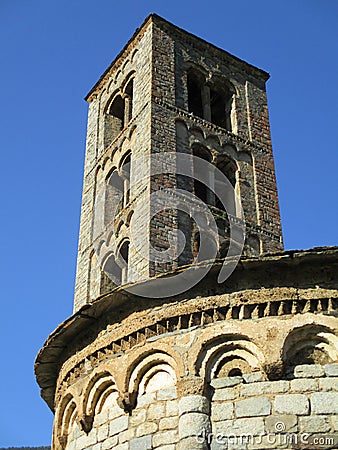 Church of Sant Climent of TaÃ¼ll. Spain Stock Photo