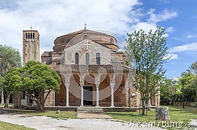 Church of Santa Maria Assunta on the island of Torcello, Venice Stock Photo