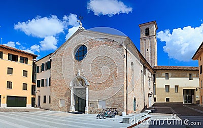 Church of Santa Maria degli Angeli, Pordenone Stock Photo