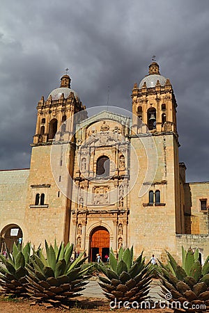 Church of Santo Domingo de Guzman in oaxaca city VI Editorial Stock Photo