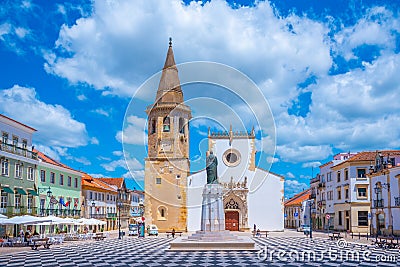 Church of Sao Joao Batista in Tomar, Portugal Stock Photo