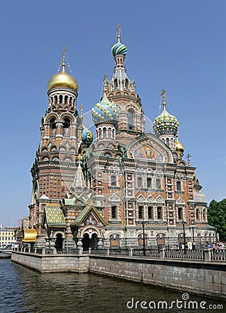 Church of the Savior on Blood. St. Petersburg Stock Photo