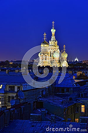 Church Savior on Blood in St-Petersburg, Russia. Stock Photo