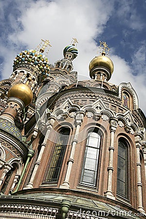 Church saviour of the blood St. Petersburg Stock Photo