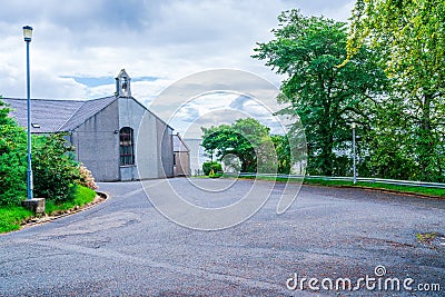 Church of Scotlant in Tarbert Stock Photo