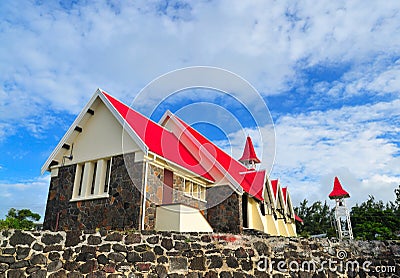 Church by the sea Stock Photo