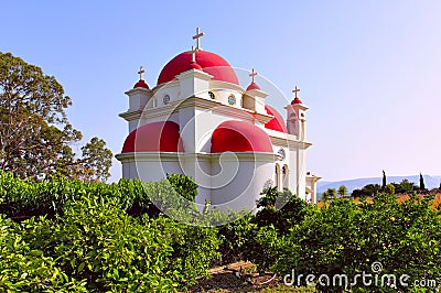 Church of the Seven Apostles Stock Photo