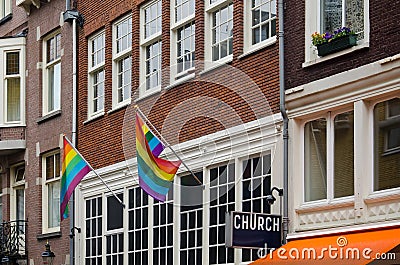 Church for sexual minorities Editorial Stock Photo