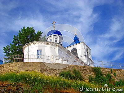 Church similar a ship. Stock Photo