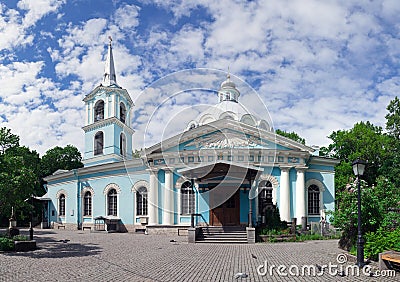 Church of the Smolensk icon Mother God Stock Photo