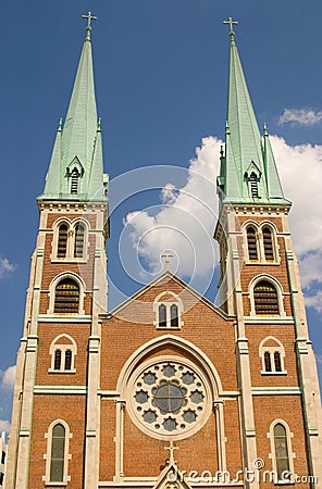 Church Spires Stock Photo