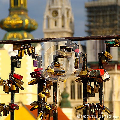 Church Spires, Zagreb, Croatia Editorial Stock Photo