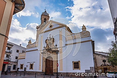 Church of St Andrew, Iglesia de San Andres in Cordoba, Andalusia, Spain Stock Photo