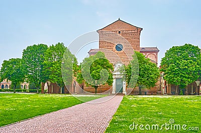 The church of St Cristoforo, Ferrara, Italy Stock Photo
