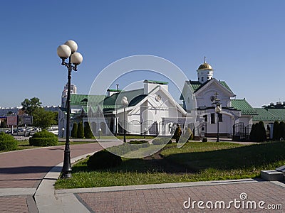 Church of St Cyril of Turau. Minsk. Editorial Stock Photo
