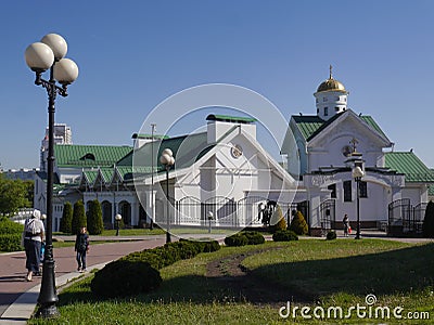 Church of St Cyril of Turau. Minsk. Editorial Stock Photo