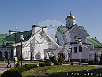 Church of St Cyril of Turau. Minsk. Editorial Stock Photo