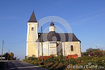 Church of St. Francis Xavier in Gornja Rijeka Croatia Stock Photo