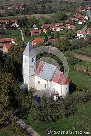 Church of St. George and the Immaculate Heart of Mary in Kaniska Iva, Croatia Stock Photo