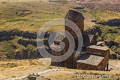 Church of St Gregory of Tigran Honents in the ancient city Ani, Turk Stock Photo