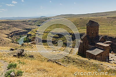 Church of St Gregory of Tigran Honents in the ancient city Ani, Turk Stock Photo