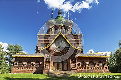 The Church of St. John the Baptist in Tolchkovo. Yaroslavl, Stock Photo