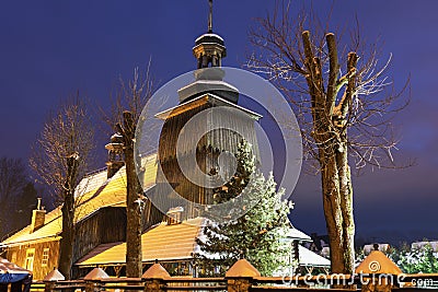 Church of St. John the Evangelist in Zakopane Stock Photo