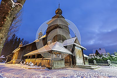 Church of St. John the Evangelist in Zakopane Stock Photo