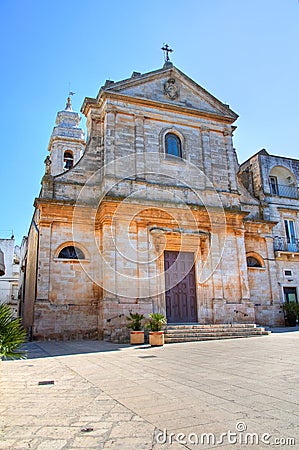 Church of St. Maria Addolorata. Locorotondo. Puglia. Italy. Stock Photo