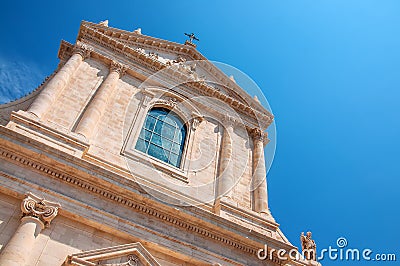 Church St. Maria Addolorata. Locorotondo. Puglia. Italy Stock Photo