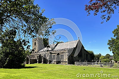 The church of, St Mary the Virgin in, Gisburn, Lancashire, UK Stock Photo