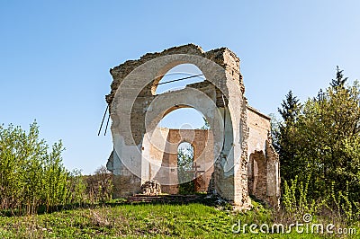 Church of St. Michael the Archangel Michael in Ulyany, Kyiv region, Ukraine Editorial Stock Photo