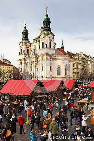 Church of St. Nicholas Editorial Stock Photo