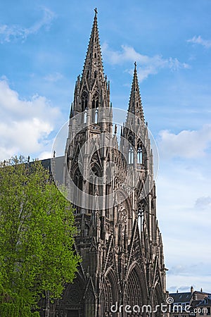 Church of St Ouen, Rouen, Normandy, France, Europe Stock Photo