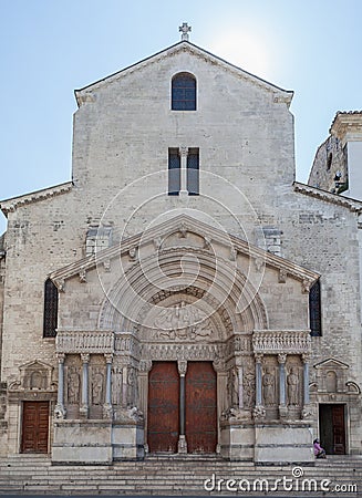 Church of St Trophime Arles Provence France Stock Photo