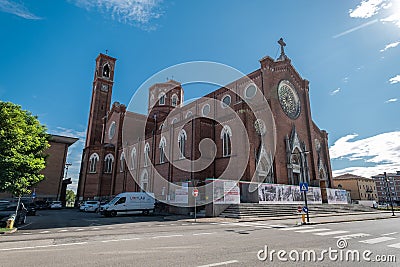 The church Tempio ossario in Bassano del Grappa, Italy Editorial Stock Photo