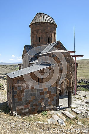 The Church of Tigran Honents at Ani in eastern Turkey. Stock Photo