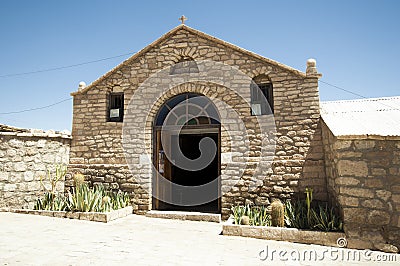 Church in Toconao, Chile Stock Photo