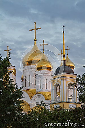 Church Trinity Cathedral in Bryansk Stock Photo